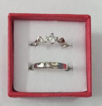 1 pair of couple ring for engagement and friendship gift stainless steel ring 4