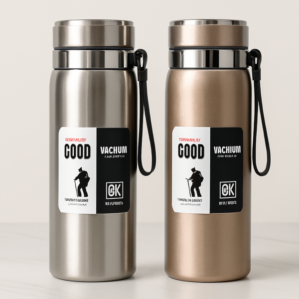 1000ml large capacity stainless steel thermos bottle hot cold vacuum flask water bottle random color 5