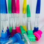 4 in 1 pen with stamp bubbles light and writing function fun creative multi use pen for kids arts crafts and school supplies premium quality imported available in 6 colors