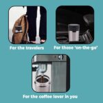 hot cold stainless steel vacuum flask 380ml double wall insulated water bottle leakproof coffee tea thermos travel mug random color