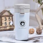 hot cold stainless steel vacuum flask 380ml double wall insulated water bottle leakproof coffee tea thermos travel mug random color 2