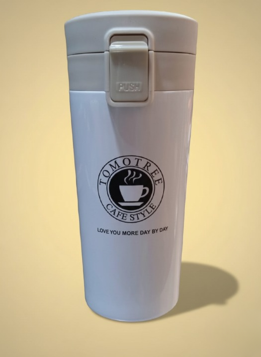 hot cold stainless steel vacuum flask 380ml double wall insulated water bottle leakproof coffee tea thermos travel mug random color 5