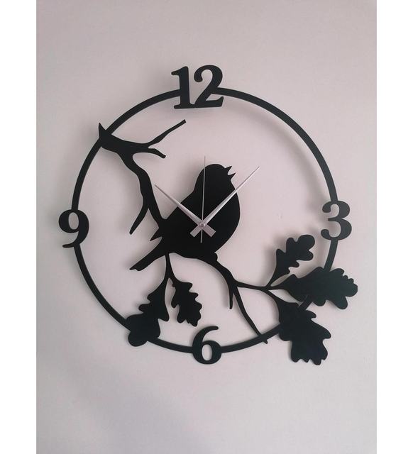 sparrow decorative 3d wooden wall clock for living room bedroom office kitchen etc mdf wall clock 2 (1)