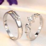 1 pair of couple ring for engagement and friendship gift stainless steel ring 2 (2)