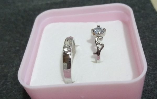 1 pair of couple ring for engagement and friendship gift stainless steel ring 3 (2)