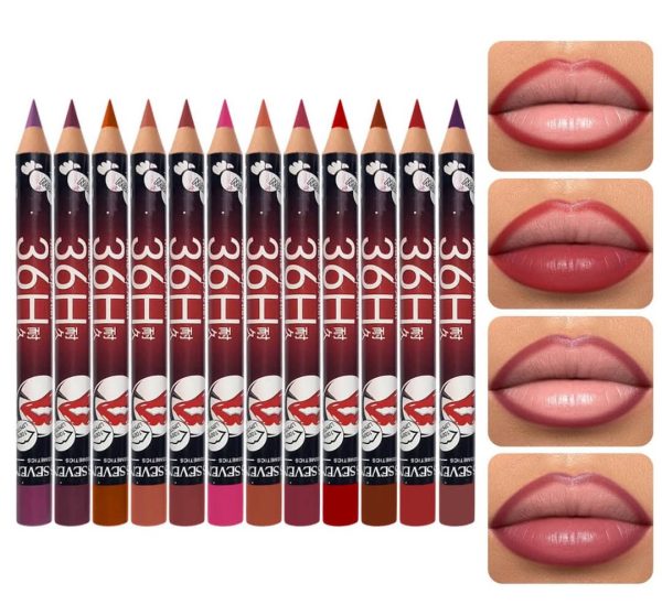 36h jumbo lip liner pencil pack long lasting nude red pink shades for smooth lip definition 1