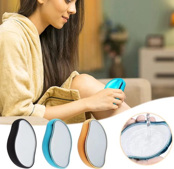 crystal hair eraser magic crystal hair remover painless hair removal with epilator mini hair remover for men and women leg arm back soft smooth silky skinrandom color 4 1