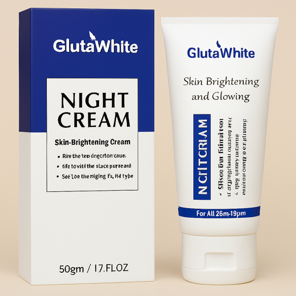 gluta white night cream advanced skin brightening nourishing anti aging formula 50ml 3