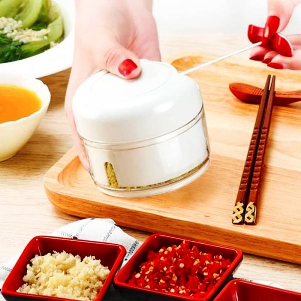 mini chopper hand power food chopper mincer mixer blender 3 2